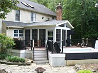 <b>Screened Room and Deck in Gambrills MD</b>